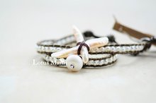 Lotus mann Pearl Cross Mix  Pyrite Bracelets 2024 - buy cheap