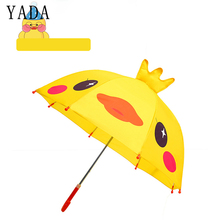 YADA Design Cartoon 3D Yellow Duck Umbrella Rainproof Sun Rainy Protection Parasol Animals Print Cute Long Handle Umbrella YD046 2024 - buy cheap