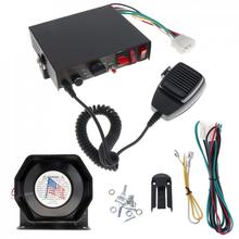 12V 200W 8 Sound High-Quality Speaker Car Warning Alarm Police Fire Siren Horn PA with MIC System Suitable for Cars 2024 - buy cheap