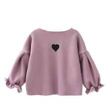 Invierno cálido bebé niña ropa linda sudadera chico niñas niños manga larga Puff Girl Tops niños 2024 - compra barato