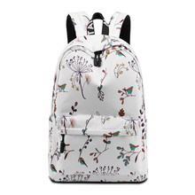 Casual Waterproof Women Backpack Flower Printing Girls College Laptop Bookbags Lady Travel Bagpack Student School Bag mochilas 2024 - buy cheap