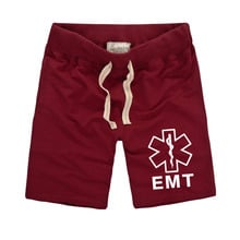 2021 nova marca de verão roupas swag homens shorts fitness algodão emt impresso shorts fitness hip hop terno elástico na cintura 2024 - compre barato