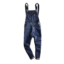 2018 Summer New Style Personality Jumpsuit Male Japanese Retro Tooling Bib Men Slim Pants Korean Suspenders Size S M L XL XXL 2024 - buy cheap