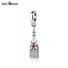 Original 100% 925 Sterling Silver Bead Charm Celebration Time Night Out Pendant Charms Fit  Bracelets DIY Women Jewelry 2024 - buy cheap