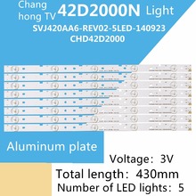 Changhong-Barra de luz LED LCD, 42 ", 42D2000N, 42-D2000, KHP200637A, KH-DE344144, 8 tiras de luz, precio por juego 2024 - compra barato