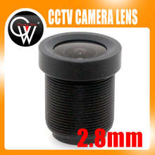 100pcs/lot Board 2.8mm lens 115 Degree CCTV Lens Wide Angle Security Lens For CCTV Security Camera 2024 - buy cheap