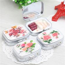 Fancy Folding pill case Vitamin drug Medicine Organizer box Portable Pill Box Makeup Storage Case Container MH074 2024 - buy cheap