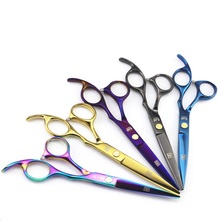 Professional 6.0 Inch Pet Scissors Dog Grooming Shears Pet Clipper for Animals Hair Cutting Straight Thinning Scissors 2024 - buy cheap