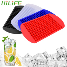 HILIFE 160 Ice Cube Tray Silicone Ice Cube Mold Small Square Ice Maker for Ice Cream Party Whiskey Cocktail Cold Drink Bar Tools 2024 - buy cheap