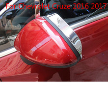 For Chevrolet Cruze 2nd 2016 2017  Car-styling Car Rearview Mirror Rain Eyebrow Stickers Sequins External Car-covers 2024 - buy cheap