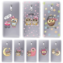 Owl Moon Heart Love Kawaii Cute Funny Mom Girl Phone Case For Nokia X6 7 Plus Silicone Soft Back Cover For Nokia 8 6 5 3 2 1 2024 - buy cheap