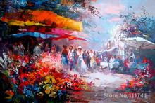 Wall art Flower market de Willem Haenraets pinturas decorativas hechas a mano de alta calidad 2024 - compra barato