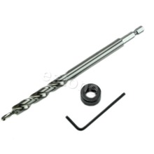 1/4" Hex Twist Step Drills Bits Set For Kreg Pocket Hole Drill Jig Guide 3/8" Hand Tools Set Drop Ship 2024 - buy cheap