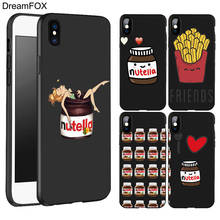 DREAMFOX L070 Nutella Черный Мягкий ТПУ силиконовый чехол для Apple iPhone 11 Pro XR XS Max X 8 7 6 6S Plus 5 5S 5G SE 2024 - купить недорого