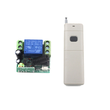 Gate de porta de garagem rf controle remoto sem fio, dc 12v 10a receptores de onda z e transmissores para segurança sku: 5376