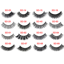 13Styles 3D Silk Eyelashes Natural Long False Eyelashes Soft Silk Lashes Fake Eye Lashes Handmade Eyelash Makeup Extension Tools 2024 - buy cheap