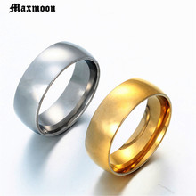 Мужские кольца из титановой нержавеющей стали, золотого и серебряного цвета 2024 - купить недорого