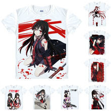 Coolprint-Camiseta de Anime de Akame ga KILL, camisas de manga corta de varios estilos, con motivos de Cosplay 2024 - compra barato