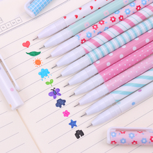 Canetas coloridas de gel, canetas kawaii de gel, canetas kawaii, escolar, artigos de papelaria coreano, 10 peças 2024 - compre barato