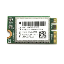 Killer-tarjeta de red inalámbrica 1525 802.11ac, 867Mbps, AC1525, Compatible con Bluetooth 4,0 M.2 NGFF, clave E/A, Mini WiFi, para Dell Alienware 2024 - compra barato