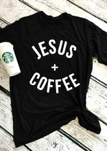 Jesus Coffee Funny Grunge T-Shirt Hipster Short Sleeve Vintage Tee Jesus Christian Harajuku Slogan Tops quote art t shirts 2024 - buy cheap