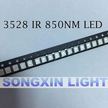 50pcs Free shipping IR 3528 SMD LED 850nm Infrared led diode Night Vision smt light diode 3.5*2.8*1.9mm 2024 - buy cheap