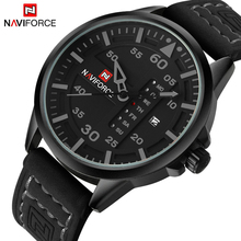 Top Luxury Brand NAVIFORCE Men Sports Watches Men's Quartz Date Clock Man Leather Army Military Wrist Watch Relogio Masculino 2024 - buy cheap