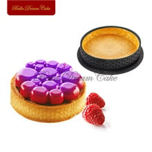 Round Shape Mousse Mould Plastic Tart Ring French Dessert Perforated Cake Mousse Circle Cake Decorating Tool Cake Mold Bakeware 2024 - buy cheap