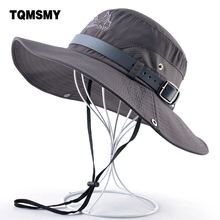 Unisex sun hats for women Wide Brim Fishing cap Summer Hiking camping gorros Outdoor sports hat Anti-UV Bucket caps men 2024 - buy cheap