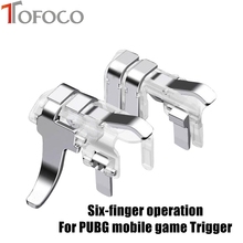 Phone game Fire Button Aim Key Smart phone Mobile Games L1R1 Shooter Controller Phone Gamepad Trigger PUBG for Iphone Xiaomi 2024 - buy cheap