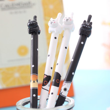 36pcs/lot Novetly Kawaii 3D Tail Cat design 0.38mm Black ink Gel pen DIY Signature pen office school supplies 2024 - buy cheap