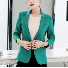 U-SWEAR 2020 Autumn Pink Long Sleeve Ladies Jackets Blazers New Solid Color Suit Women Women Blazers And Jackets 2024 - buy cheap