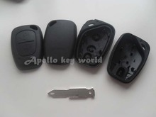 2 Button Remote Uncut Blade Key Case Shell For Renault Traffic Master Vivaro Movano Kangoo Fob Key Cover 10PCS/lot 2024 - buy cheap