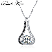 2021 New Vintage 5.3g 925 Sterling Silver Fine Jewelry Trendy Engagement Necklaces for Women Wedding Necklaces Pendants P048 2024 - buy cheap