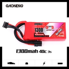 Gaoneng GNB 1300mAh 3S 11.1V 40C/80C Lipo Battery XT60 Plug Connector With Tie Strap for FPV Racing Drone RC Helicopter airplane 2024 - buy cheap