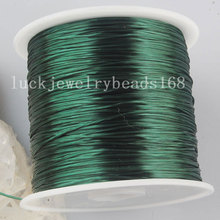 Envío Gratis mujeres 1 MM cristal verde elástico cordón elástico 100 M 1 piezas C3232 2024 - compra barato