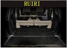 Top quality! Full set trunk mats for Toyota Land Cruiser 200 2018-2007 7 seats waterproof cargo liner boot carpets,Free shipping 2024 - buy cheap