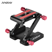 Andoer Aluminum Alloy Z Flex Tilt Tripod Head Folding Quick Release Plate Camera Ball Head for Canon Nikon Sony DSLR Stabilizer 2024 - buy cheap