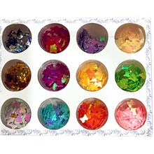 Confeti para decoración de uñas, juegos de purpurina en forma de mariposa, lentejuelas, escamas, accesorios de maquillaje 2024 - compra barato