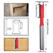 1/4" Shank Diameter 1/4" Blade Width Flush Trim Router Bit 25mm Blade High Carbide Router Bits For Wood Milling Cutter Woodwork 2024 - buy cheap