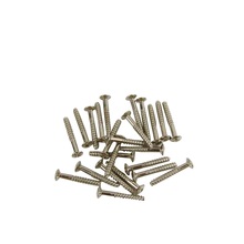 NEW 20pcs/pack Single Coil Pickup Mounting Screws Guitar Pickup Screws Chrome 3x22mm for Electric Guitar 2024 - buy cheap