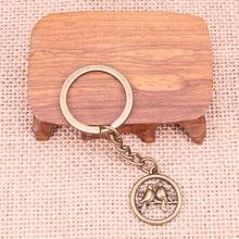 20pcs New Fashion Keychain 23x20mm bird lover Pendants DIY Men Jewelry Car Key Chain Ring Holder Souvenir For Gift 2024 - buy cheap