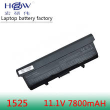 HSW 9 ячеек 7800 мАч аккумулятор для ноутбука Dell GW240 297 M911G RN873 RU586 XR693 для Dell Inspiron 1525 1526 1545x284g Аккумулятор akku 2024 - купить недорого