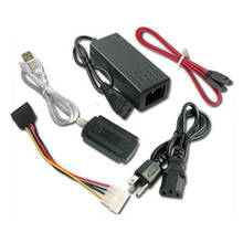 Кабель-адаптер для жесткого диска USB 2,0 к IDE SATA, 2,5, 3,5 дюйма, HDD 2024 - купить недорого