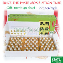 Wholesale Smoke self-stick moxa roll Taiji warm  tube 7(dia.) x8mm(L) 225pieces/pack 12packs/lot 2024 - buy cheap