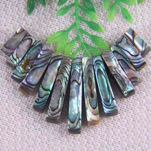 Natural New Zealand Abalone Shell Pendant Jewelry Bead Strand 13PCS S161 2024 - buy cheap