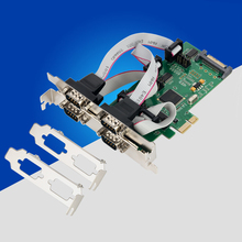 PCI-E PCI Express к 4 портам RS232 последовательная карта RS-232 сигнала COM карта 1pin или 9 футов блок питания последовательный порт DB9 PCIe контроллер 2024 - купить недорого