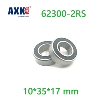 Радиальные шарикоподшипники Axk 62300-2rs, 10*35*17 мм, высокое качество, расширение, 1 шт. 2024 - купить недорого