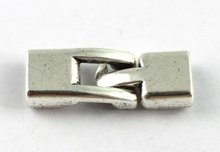 FREE SHIPPING 60Sets Tibetan silver square clasp for 10x5mm leather cord A15090 2024 - buy cheap