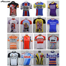 Multi Styles Colors Retro CLASSICAL New Team Cycling Jersey Customized Road Mountain Race Top OROLLING 4 Pockets 2024 - buy cheap